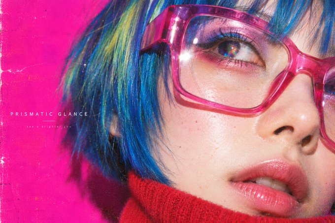『PRISMATIC GLANCE』 ◆顔Prompt 鮮烈なネオンマゼンタ一色の簡易スタジオ背景を前に、オルチャンメイクの가장 인기 있는 국민 미녀ハイフ… · AI Girl's Photo Studio