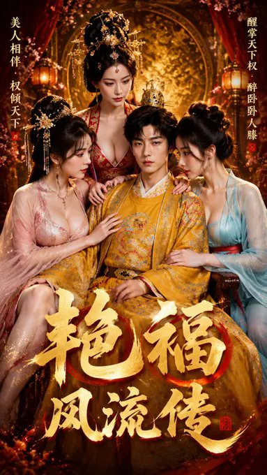 黄果自制 独家出品！ 《艳福风流传》 EP06 薄纱遮不住雪乳丰臀，琵琶声转为浪叫呻吟。三千佳丽挑不中，唯独她最勾魂！ 禁欲皇帝如何粗暴地撕碎她的衣裳？禁忌之… · 黄果短剧