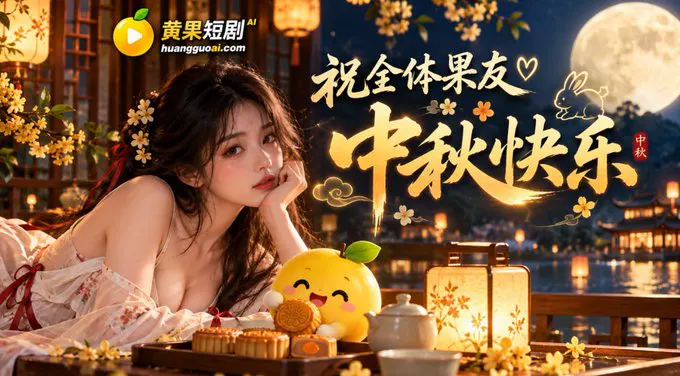 月满中秋，情满黄果。 感谢每一位果友一路以来的陪伴与支持。 愿这个中秋，所念皆团圆，所愿皆如愿，生活有甜，追剧有乐。 黄果短剧祝全体果友中秋快乐，阖家幸福，事… · 黄果短剧