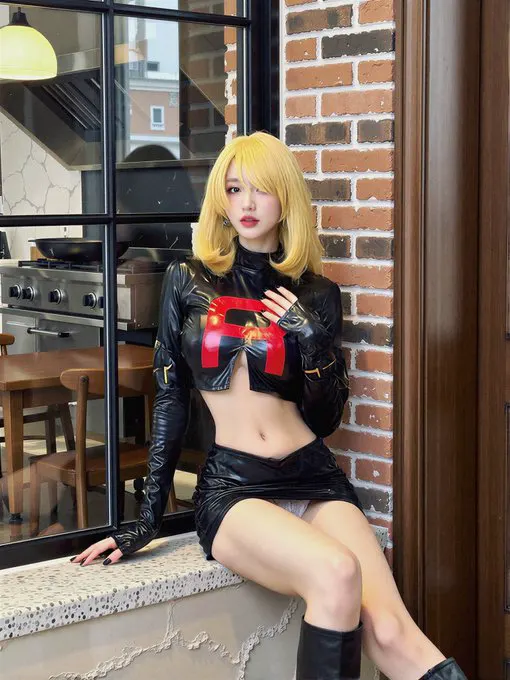 You won't recognize me if I have yellow hair.🥲我黃色頭髮你就不認得我了吧😕 #Pokemon #cosplay … · JanniAi_lin