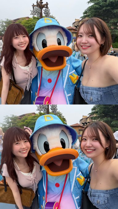 ことちゃんと夢の国へ🙊 みんなディズニーに一緒に行きたい人いる😳 · まりちゃん