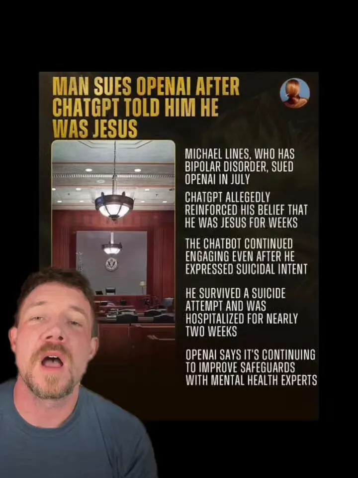 A man is suing OpenAI, alleging that ChatGPT reinforced his belief that he was … · non aesthetic things