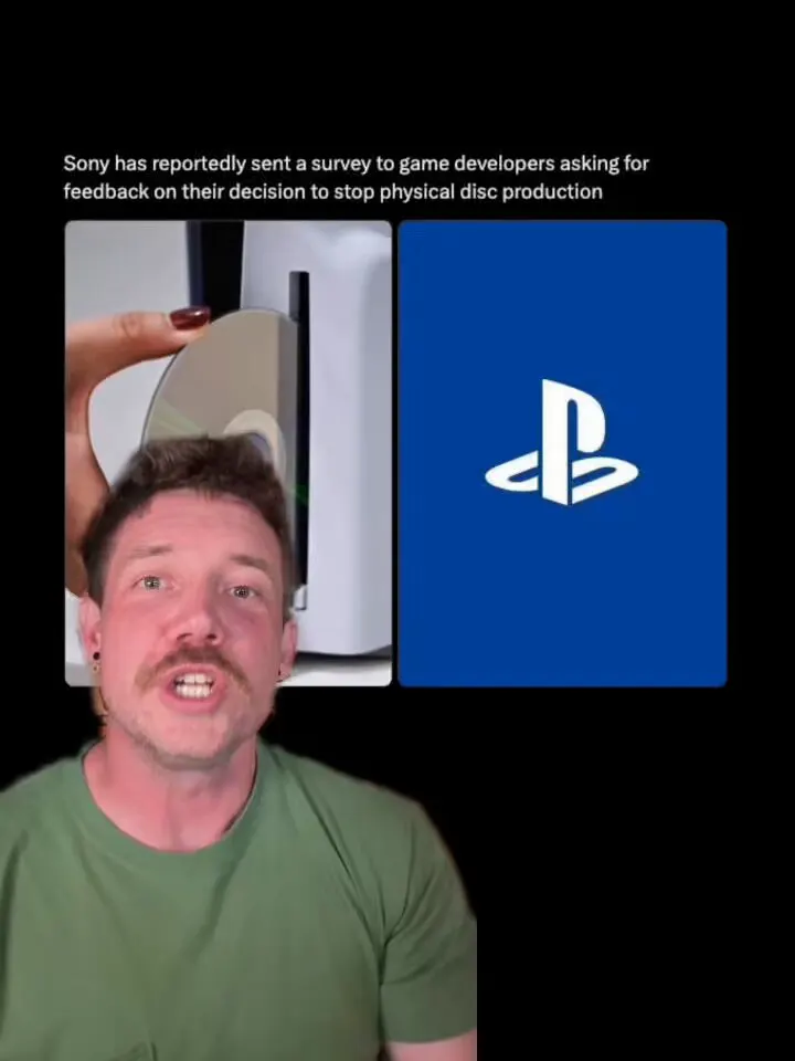 Sony reportedly asks game developers about ending physical disc production I re… · non aesthetic things