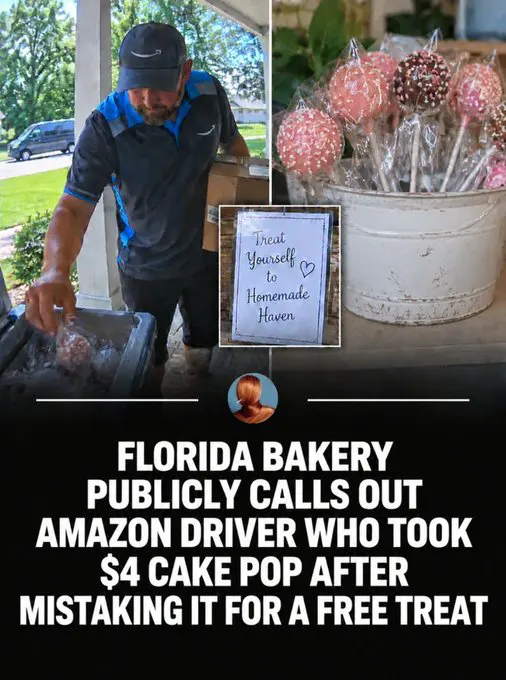 Florida bakery calls out Amazon driver after he took a $4 cake pop thinking it … · non aesthetic things