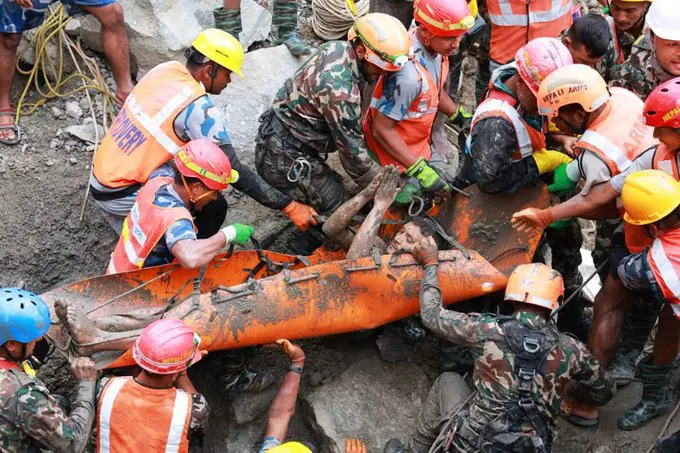 Two workers rescued alive from Nepal tunnel nine days after deadly floods Rescu… · non aesthetic things