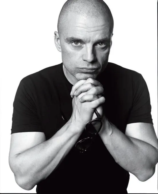 A bald Sebastian Stan covers the september issue of New York Magazine · non aesthetic things