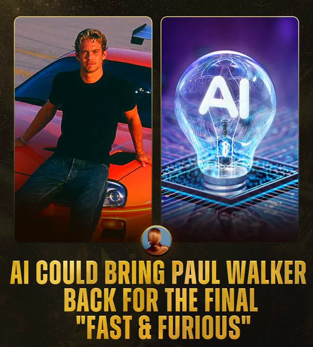 Paul Walker's brother says AI and unused footage could recreate his character f… · non aesthetic things