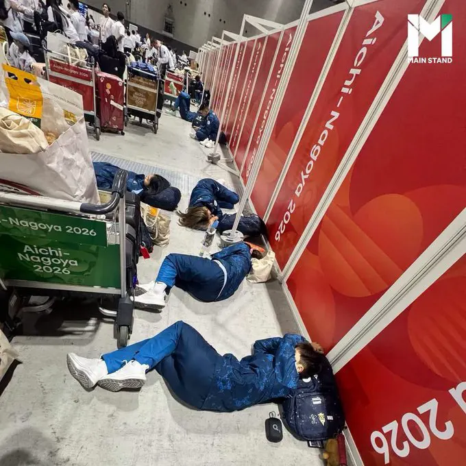 Thailand’s Sepak Takraw team forced to sleep on lobby floor after their accommo… · non aesthetic things