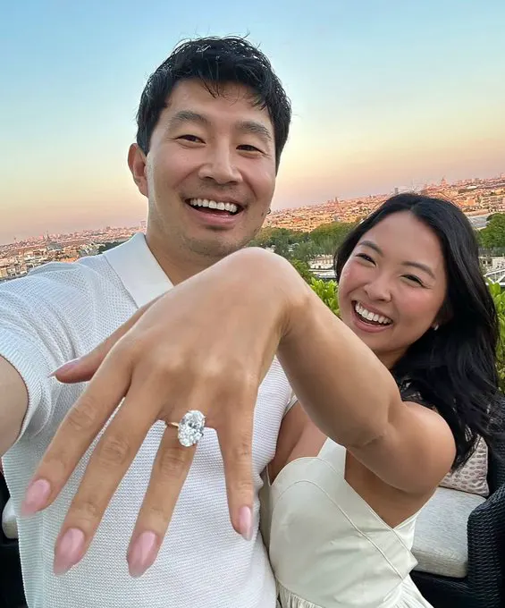 Simu Liu reportedly marries fiancée Allison Hsu in France · non aesthetic things
