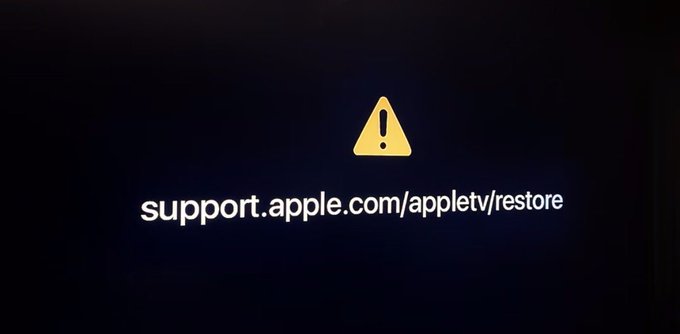 我服了…WWDC 前家里的 Apple TV 给家里的臭小子乱按成砖了🌚怎么这么会挑时间。 · BunnyLau