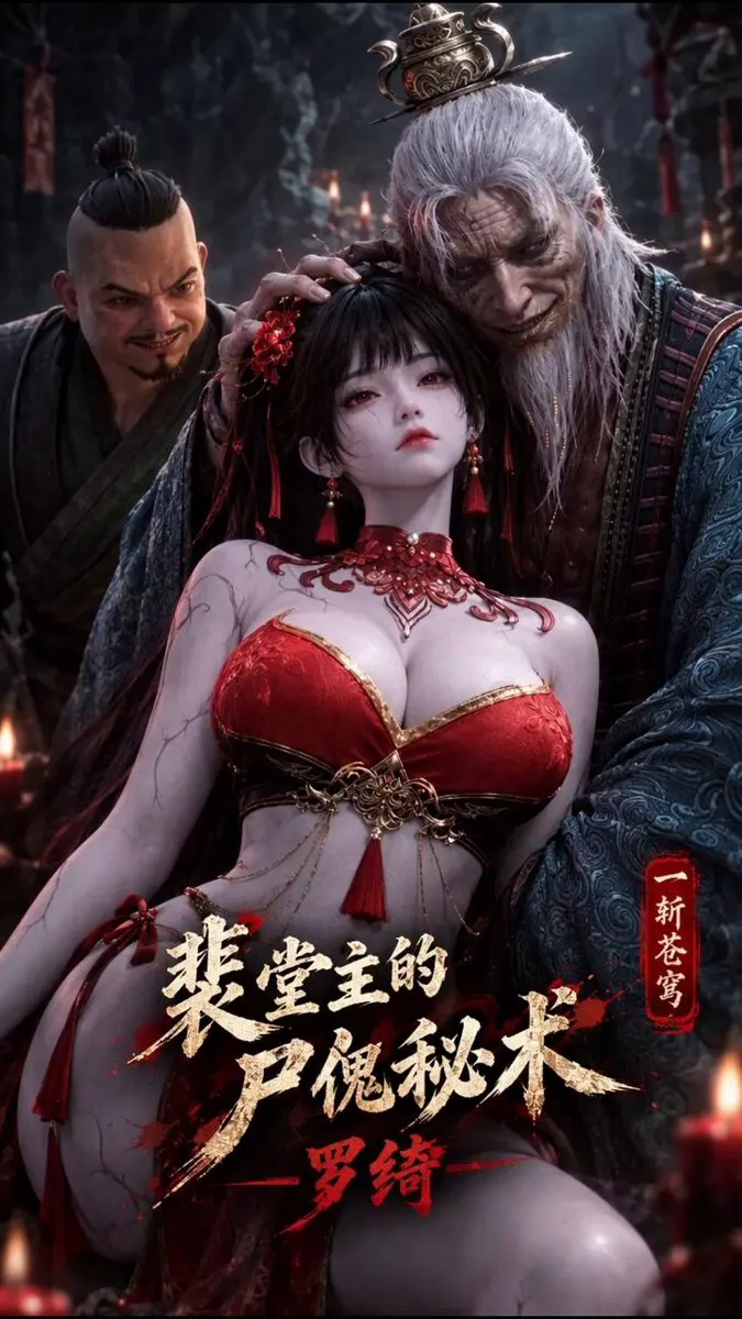 裴堂主的尸傀秘术 —— 一斩苍穹 罗绮 中配版 剧情：罗绮被赌场老板送至裴植书处炼成尸傀，沦为言听计从的玩物。赌场老板将她抱回房令其脱衣自慰、口交、乳交，再与… · 梦幻国漫社
